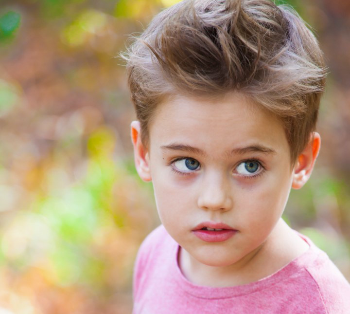 Boy portrait outdoor